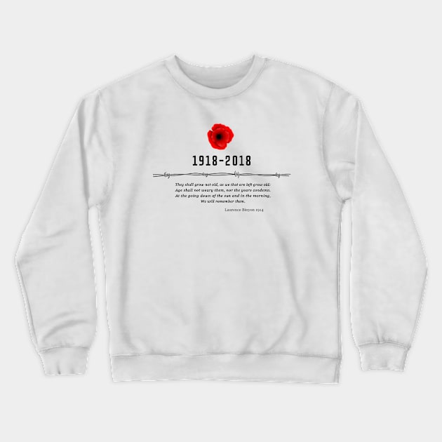 World War Centennial Crewneck Sweatshirt by SeattleDesignCompany